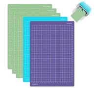 Lot de 5 Tapis de Découpe pour Cricut Joy Xtra, 35,5 x 24,1 cm Tapis Adhésifs Light/Standard/Strong Grip, Accessoires Réutilisables pour Projets DIY, Vinyle, Papier, Tapis de Découpe Antidérapant