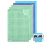 Lot de 5 tapis de découpe pour Cricut Joy Xtra - Tapis de découpe adhésif - Antidérapant - Pour traceur et bricolage (1 LightGrip + 3 StandardGrip + 1 StrongGrip)
