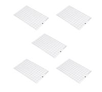 Lot de 5 Tapis de Découpe PVC, 30,5x20,3cm, Anti-dérapant, Adhésif, pour Quilting Couture Silhouette Cameo Scrapbooking