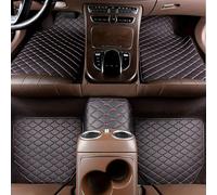 Lot de 5 Tapis de Sol de Voiture imperméables en Cuir PU pour Changan UNI-T 2020 2021 2022,Black Red