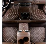 Lot de 5 Tapis de Sol de Voiture imperméables en Cuir PU pour Changan UNI-T 2020 2021 2022,Brown