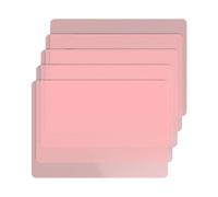 Lot de 5 tapis d'écriture réutilisables en plastique pour le traçage de la calligraphie et la copie de documents pour l'école, le bureau, le dessin