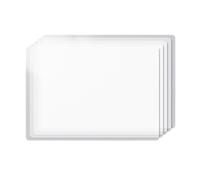 Lot de 5 tapis d'écriture transparents portables pour l'école, le bureau et les devoirs, pour étudiants, examens, devoirs