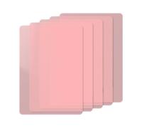 Lot de 5 tapis d'écriture transparents portables pour l'école, le bureau et les devoirs, pour étudiants, examens, devoirs