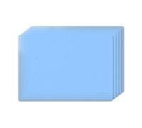 Lot de 5 tapis d'écriture transparents réutilisables en plastique pour étudiants, examens, devoirs, calligraphie, cabinet, comité d'examen, comités d'étudiants, examens