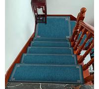 Lot de 5 tapis d'escalier antidérapants et lavables - Autocollants - 80 x 24 x 3 cm - Facile à installer - Pour salon, chambre à coucher, cuisine, couloir - Parfait pour la sécurité et le style des