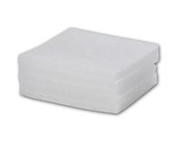 Lot de 5 tapis filtrants compatibles avec les ventilateurs d'armoire électrique RITTAL 3322.100, 3322.200, 3322.700 ou KEMPER 1560013, 1560014, dimensions : 120 x 120 x 11 mm, classe de filtre G2