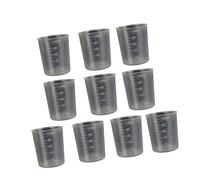 Lot de 5 tasses à mesurer pour liquide de cuisine - Cylindre transparent de laboratoire pour la cuisine - Outil de mesure de liquide
