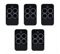 Lot de 5 télécommandes de porte de garage 433 MHz à code tournant pour XT4