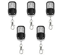 Lot de 5 télécommandes universelles Auto-apprenantes pour Portail Automatique et Garage fréquence 433,92 MHz avec Code Fixe avec Batterie Incluse