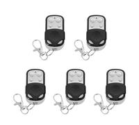 Lot de 5 télécommandes universelles pour ouvre-porte de garage, 433 MHz sans fil, télécommande de garage avec couvercle coulissant pour ouvre-porte de garage clone (type numérique)