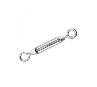 Lot de 5 tendeurs de fil réglables en acier inoxydable - Double oeillets - M4 -