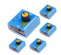 Lot de 5 testeurs de servo RC 3CH Digital Multi ECS Régulateur de vitesse Contrôle de cohérence Contrôle Contrôle de direction CCPM Master pour hélicoptère RC Voiture Bateau avec 3 indicateurs de mode
