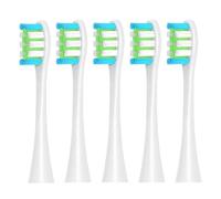 Lot de 5 têtes brosse rechange compatibles avec les brosses à dents Oclean Digital, X Lite, X10, Ultra et Air2(5 white)