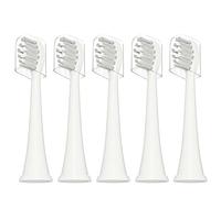 Lot de 5 têtes de brosse à dents de rechange compatibles avec les têtes de brosse à dents électrique TAO Clean (blanc)