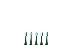 Lot de 5 têtes de brosse à dents de rechange for brosse à dents électrique, motif de blanchiment des dents, tête de brosse souple, soins bucco-dentaires(Green)