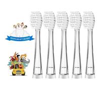 Lot de 5 têtes de brosse à dents de rechange pour enfant compatibles avec SEAGO SG-513/977/EK6, Brush-Baby WildOnes/Kidzsonic, Dada-Tech DT-BB1/DT-977/DT-K6 (3 ans et plus)