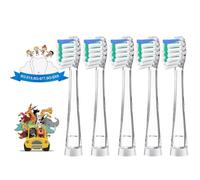 Lot de 5 têtes de brosse à dents de rechange, pour enfants, compatibles avec SEAGO SG-513/977/EK6 (18-36 mois)