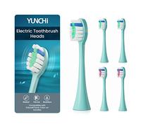 Lot de 5 têtes de brosse à dents électrique Yunchi Y7, compatibles avec les brosses à dents électriques Yunchi Y7 Sonic pour adultes et enfants, bleu