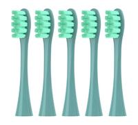 Lot de 5 têtes de brosse de rechange compatibles avec les brosses à dents Oclean X Pro Digital, Lite, X10, Ultra, Air2 et F1.(5 green)