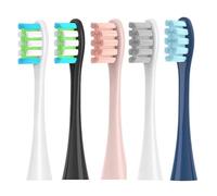 Lot de 5 têtes de brosse de rechange compatibles avec les brosses à dents Oclean, X Pro Digital, X Lite, X10, X Ultra, Air2, F1(5 Colors)
