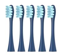 Lot de 5 têtes de brosse de rechange, compatibles avec les brosses à dents Oclean X Pro Digital, X Lite, X10, X Ultra, Air2 et F1.(5 blue)