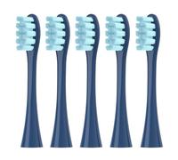 Lot de 5 têtes de brosse de rechange compatibles avec les brosses à dents Oclean, X Pro Digital, X Lite, X10, X Ultra, Air2, F1(5 blue)