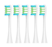Lot de 5 têtes de brosse de rechange compatibles avec les brosses à dents Oclean, X Pro Digital, X Lite, X10, X Ultra, Air2, F1(5 white)