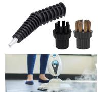 Lot de 5 têtes de brosse de rechange pour balai à vapeur ABS (nylon laiton) - Ensemble étanche à la vapeur pour balai à franges en acier inoxydable, facile à installer/remplacer joint de balai