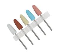 Lot de 5 têtes de meulage en silicone pour machine électrique pour salon professionnel et usage domestique