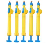 Lot de 5 têtes de pompe en plastique pour bouteilles en PET standard