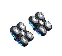 Lot de 5 têtes de rasoir, 2 têtes de rasoir de rechange pour rasoir électrique, outil de rasage chauve, tête et tête de rasoir électrique, ne convient pas pour les rasoirs Remington