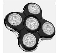 Lot de 5 têtes de rechange rotatives pour rasoir électrique, compatibles avec Remington XR1500, lames de rasoir rotatives à 5 têtes pour homme, toilettage à tête chauve, facile à installer
