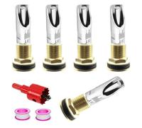 Lot de 5 tétines en acier inoxydable pour systèmes de boisson automatiques avec raccords en laiton et abreuvoir en acier inoxydable facile à installer