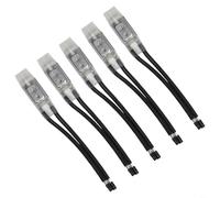 Lot de 5 thermostats bimétalliques 17AM pour appareils quotidiens et systèmes d'éclairage avec résistance d'isolation supérieure à 2 MQ (17AM037-150C)