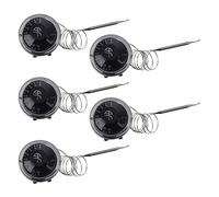 Lot de 5 thermostats capillaires AC 250 V 16 A 30-110 C pour contrôle de la température électrique