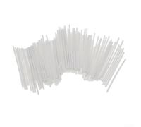 Lot de 5 tiges d'incrustation de points latéraux pour touche de guitare, 100 mm de long avec 0,5 mm ou 2 mm de diamètre, marqueurs de position blancs et noirs pour touche (blanc)