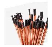 Lot de 5 tiges en carbone graphite pour pistolet à gougeage à gaz CC - Électrodes conductrices à haute température pour soudage au métal, longueur 355 mm (10 mm)