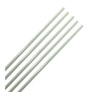Lot de 5 tiges en fibre de verre - Barres rondes solides de 1000mm for support de tente en arche, tiges en fibre de verre durables(3.2x1000mm)