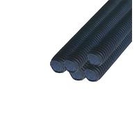 Lot de 5 tiges filetées M8 x 1000 mm, classe de résistance 10.9, en acier, tiges filetées, DIN 976
