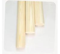 Lot de 5 tiges rondes en bois brut - 1 à 3 cm de diamètre, 10 cm de long - Bâtons en bois dur for travaux manuels et projets de bricolage(1cm)