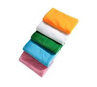 Lot de 5 Tissus 25 x 25 cm pour Patchwork et Matelassage - Velours, Bricolage, Couture - Différents Designs, Couleurs Mélangées D
