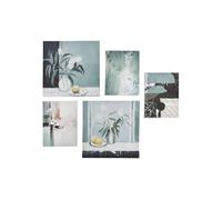 - Lot de 5 toiles imprimées SERENATA - Vert - SERENATA