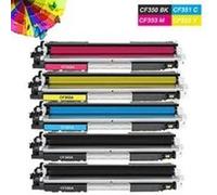 Lot de 5 Toner Compatible pour HP CF350A - CF353A HP Color LaserJet Pro MFP M176N Cartouche