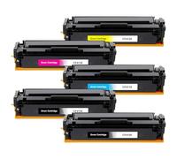 Lot de 5 toners compatibles avec HP MFP m477fdw pour HP 410A CF410X CF410A Multipack Color Laserjet Pro MFP M477fdw M477fdn M452nw M377dw M452dn M452dw M477dw