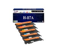 Lot de 5 Toners Laser compatibles avec HP Color Laser 150a, 150nw, 178nw, 178nwg, 179fnw, 179f remplace HP 117A - (Noir+Couleur) Noir+Couleur
