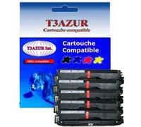 Lot de 5 Toners Laser compatibles pour imprimante Samsung CLP415N, CLP415NW- (Noir et Couleurs)