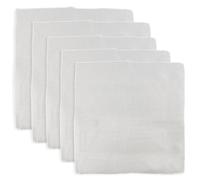 Lot de 5 torchons de 50 x 50 cm et 60 x 60 cm - Densité : 100 % coton - Pour fromage fait maison, lait de noix, jus de fruits, soupe