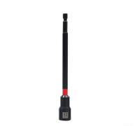 Lot de 5 tourne-écrous de 15,2 cm de long pour perceuse à percussion avec support adaptateur à douille hexagonale 6, 8, 10, 12, 14 mm (12 mm)