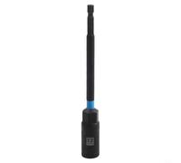 Lot de 5 tourne-écrous hexagonaux de 150 mm, adaptateur de douille, douille d'extension de 6 à 14 mm, outil électrique magnétique pour embouts à impact tournevis (12 mm)